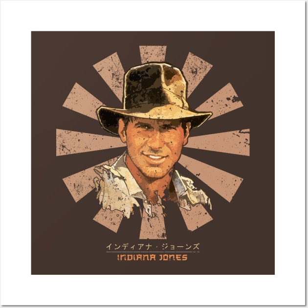 Indiana Jones Retro Japanese Wall Art by Nova5